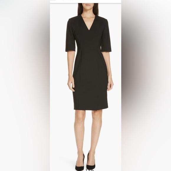 Boss Delano Sheath Black Dress - Picture 1 of 6
